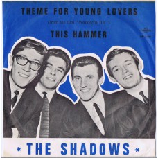 SHADOWS Theme For Young Lovers / This Hammer (Columbia DB 7231) Belgium 1964 PS 45